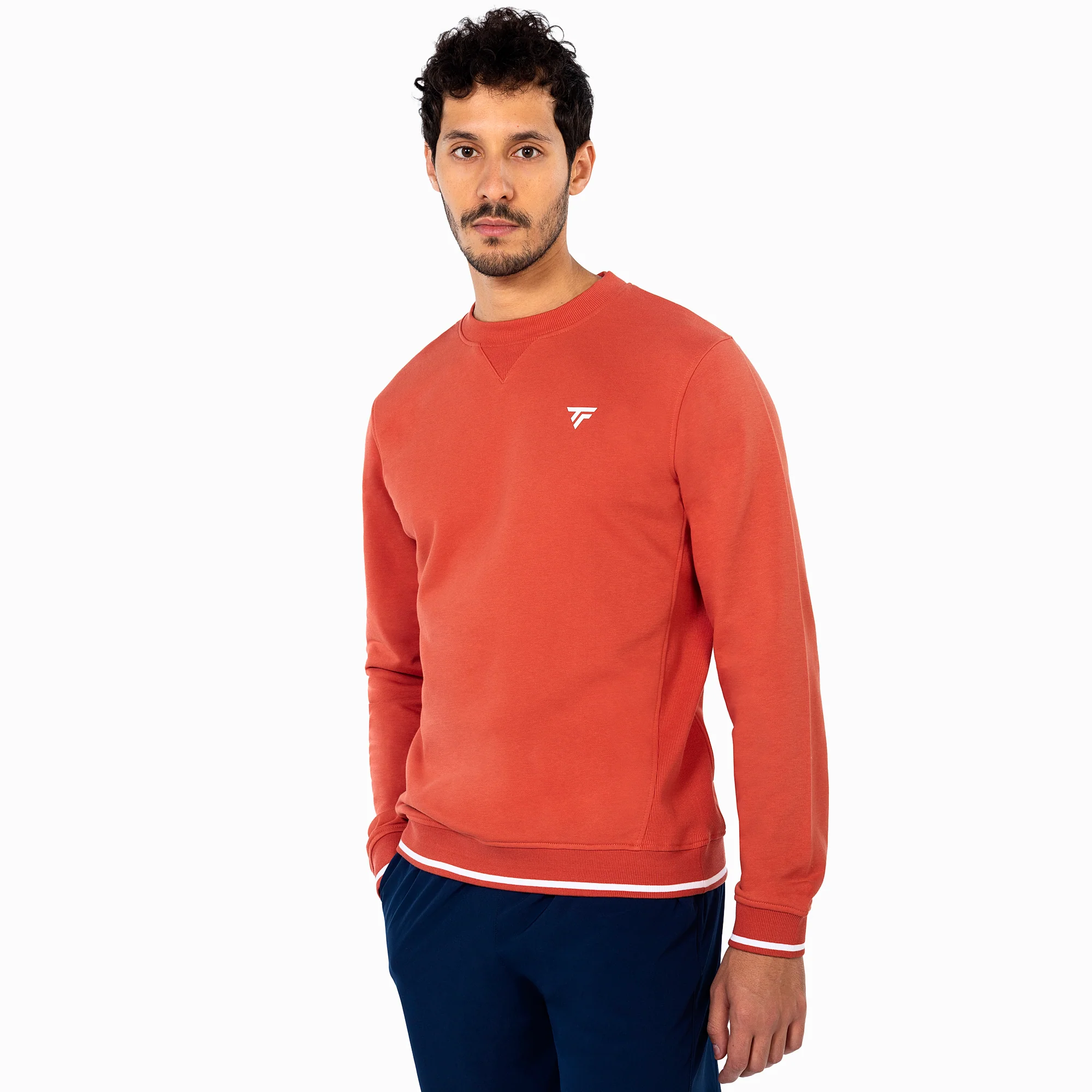 Sweat TERRY SWEATER Terracotta Homme