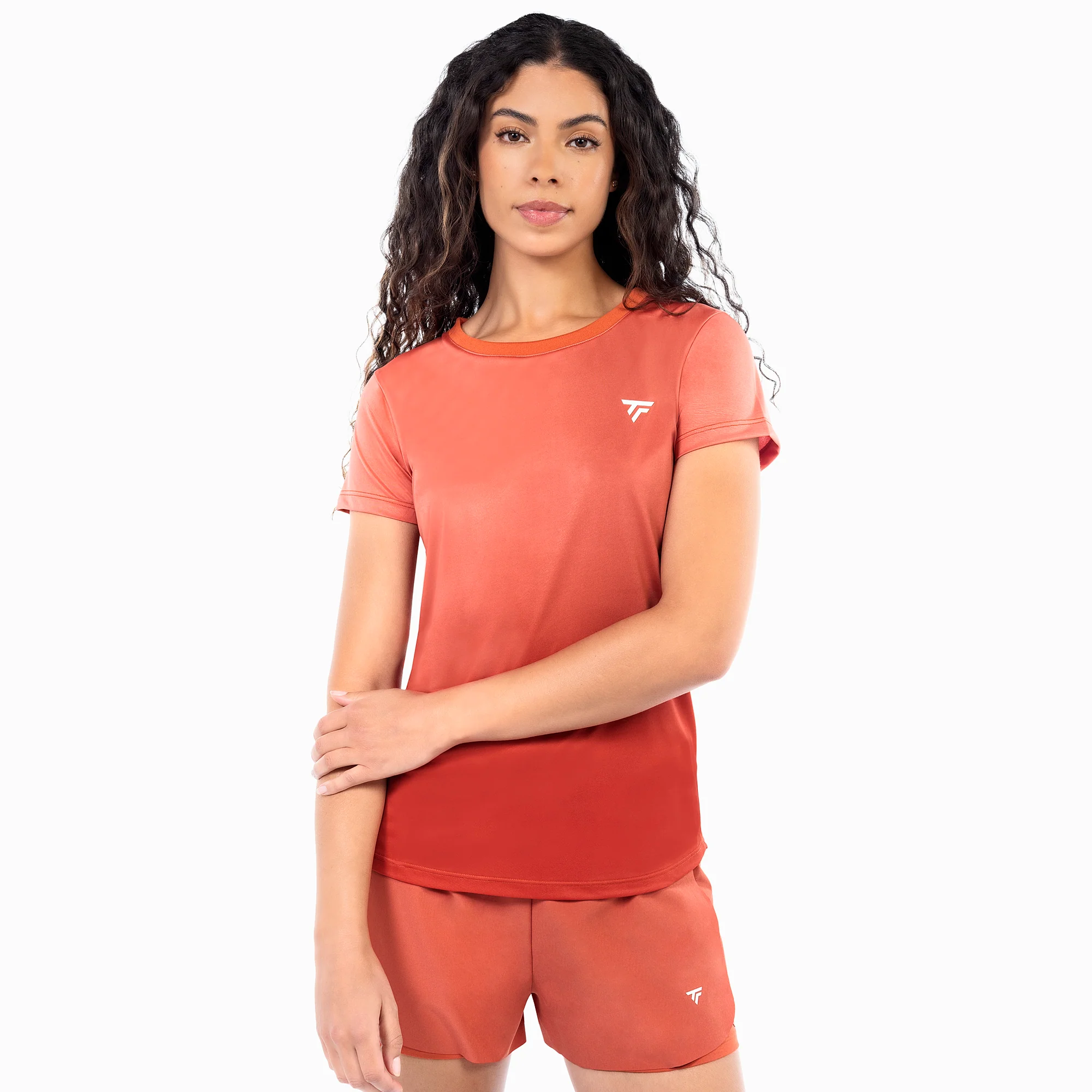 T-Shirt X-LOOP TEE Terracotta Femme