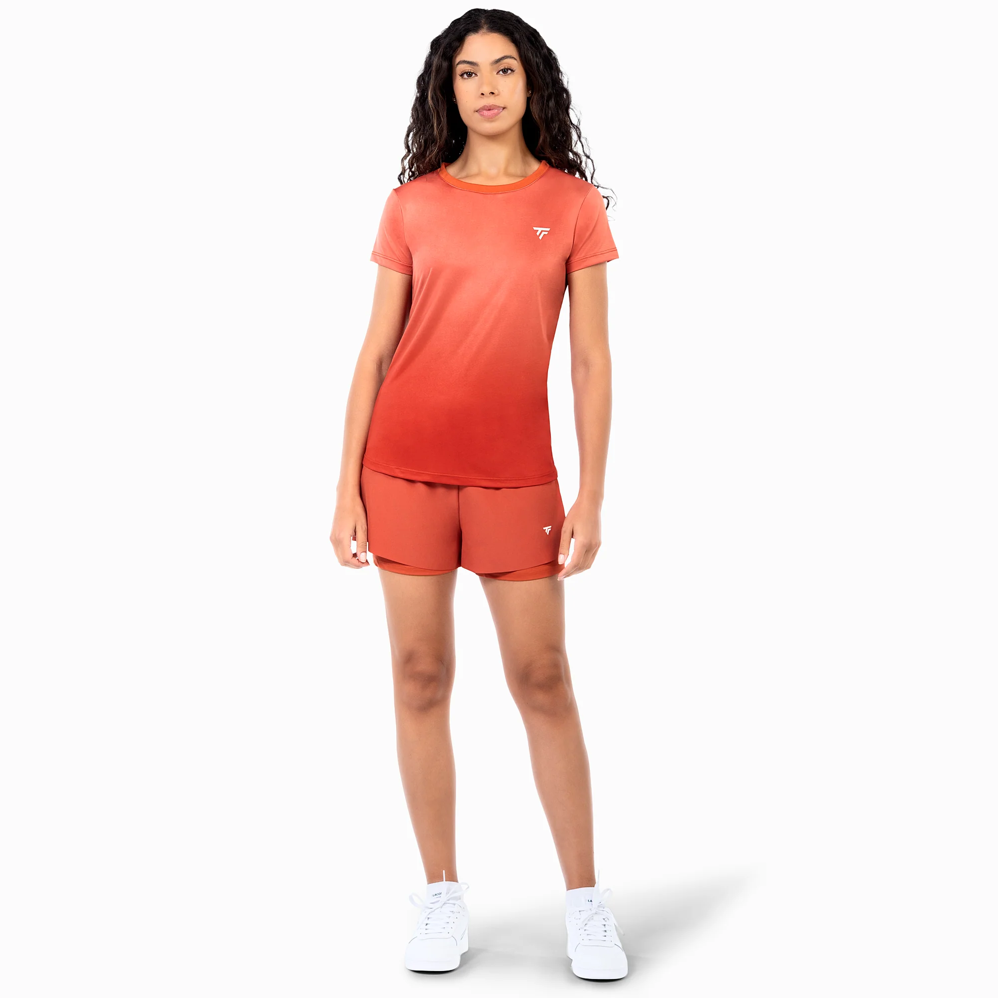 T-Shirt X-LOOP TEE Terracotta Femme - Image 2