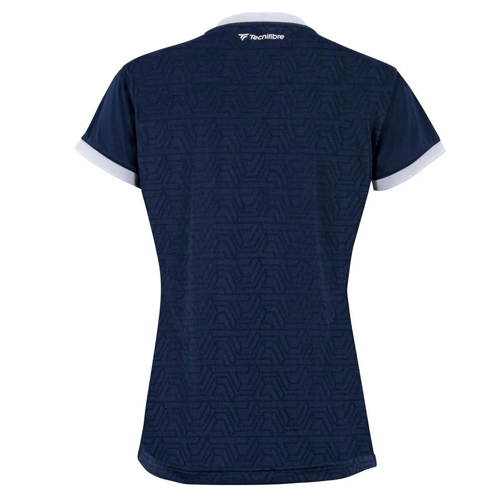 TEAM MESH POLO MARINE FEMME - Image 2