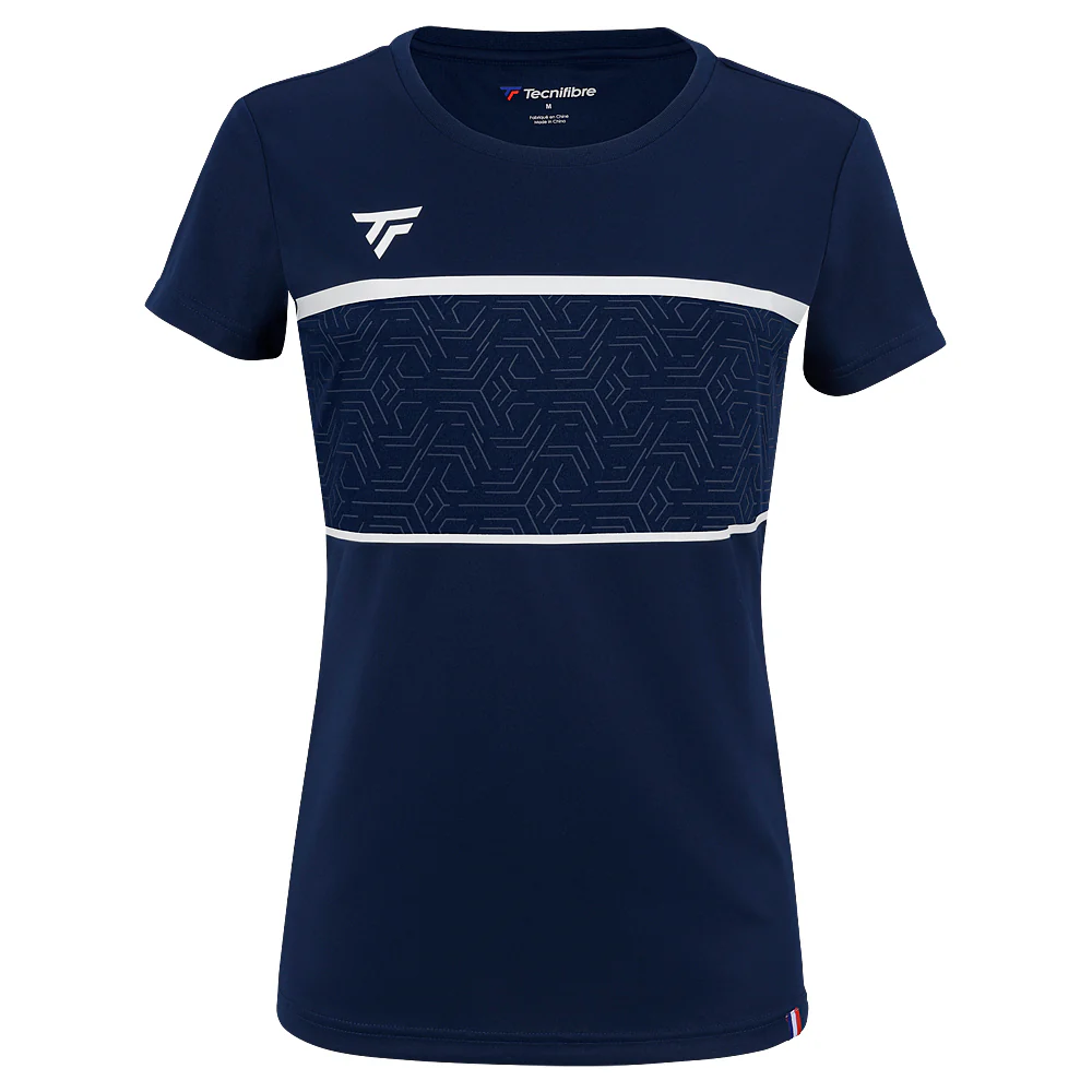 T-SHIRT TEAM TECH TEE MARINE FILLE - Image 2