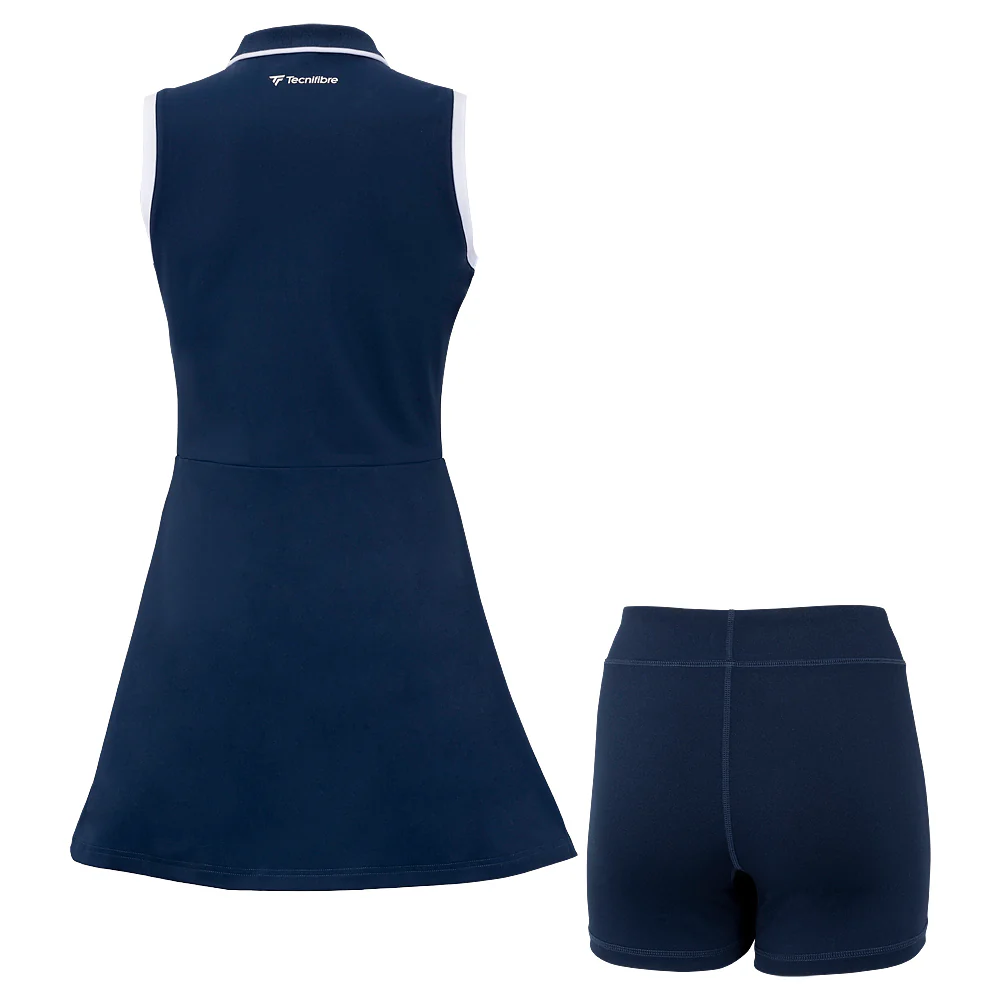 ROBE TECH DRESS STRETCH MARINE FEMME - Image 5